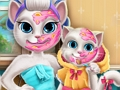 Гра Справжній макіяж Kitty Mommy  онлайн