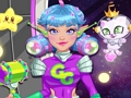 Гра Справжній макіяж Galaxy Girl  онлайн