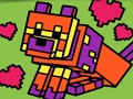 Гра Легкі дитячі розмальовки Mineblox  онлайн