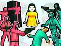 Гра Симулятор битви кальмарів  онлайн