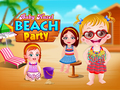 Гра Baby Hazel Beach Party онлайн