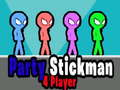 Гра Party Stickman 4 Player онлайн