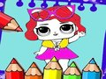 Гра Книжка ляльок-розмальовок  онлайн