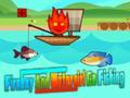Гра FireBoy і WaterGirl їдуть на риболовлю  онлайн
