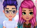 Гра Різдвяна вечірка Rainbow Girls  онлайн