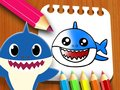 Гра Книжка-розмальовка Baby Shark  онлайн