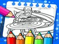 Гра Книжка-розмальовка Капітан Америка  онлайн