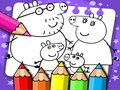 Гра Книжка-розмальовка Свинка Пеппа  онлайн