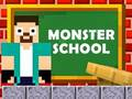 Гра Herobrine проти школи монстрів  онлайн