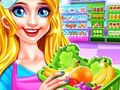 Гра Дівчина-прибиральниця супермаркету  онлайн