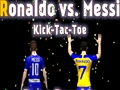 Гра Мессі проти Роналду Kick Tac Toe  онлайн