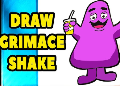 Гра Grimace Shake: Намалюйте та стирайте онлайн