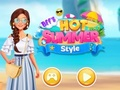 Гра Гарячий літній стиль Bffs  онлайн