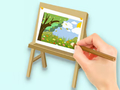 Гра Книжка-розмальовка: Paysage Drawing Board  онлайн