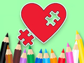 Гра Книжка-розмальовка: BTS Heart Jigsaw  онлайн