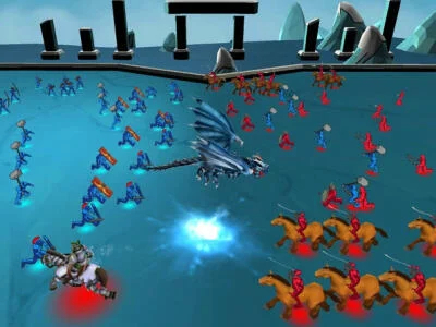 Гра Battle Simulator - Пісочниця  онлайн