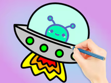 Гра Книжка-розмальовка: Galaxy Wander  онлайн