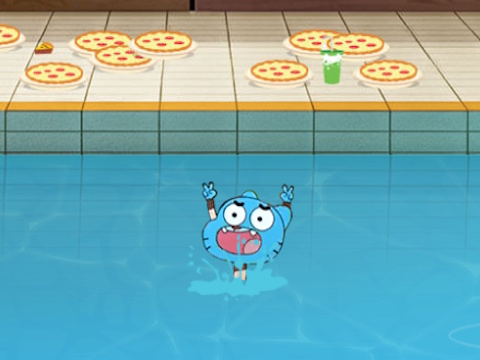 Гра Дивовижний світ Gumball Pool Party  онлайн