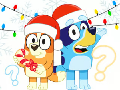 Гра Дитяча вікторина: різдвяна вікторина Bluey  онлайн