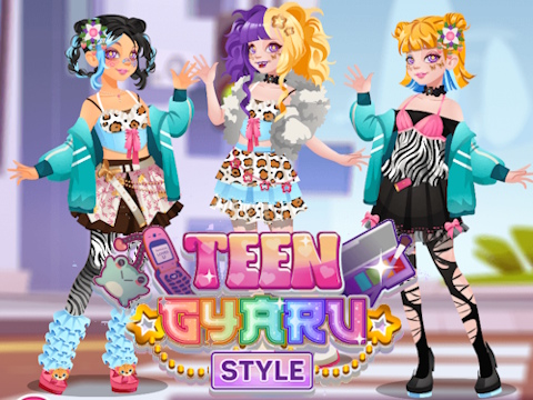 Гра Підліток Gyaru стиль  онлайн