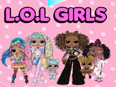 Гра Л. О. L OMG Girls Coloring Book  онлайн