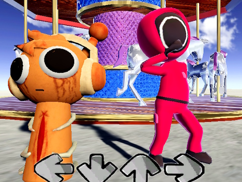 Гра Гра Squid Sprunki FNF Battle  онлайн