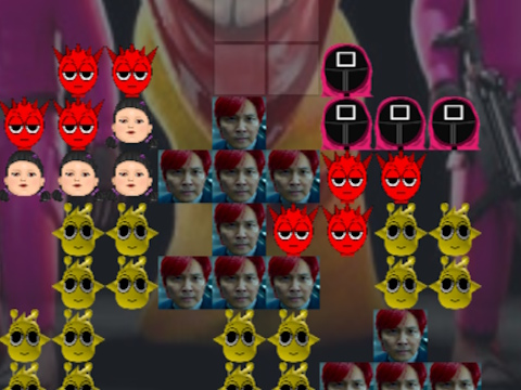 Гра Гра кальмарів X sprunki tetris онлайн