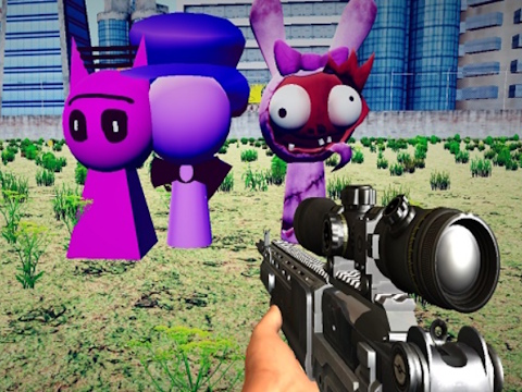 Гра Sprunki Sniper Squid Гра  онлайн