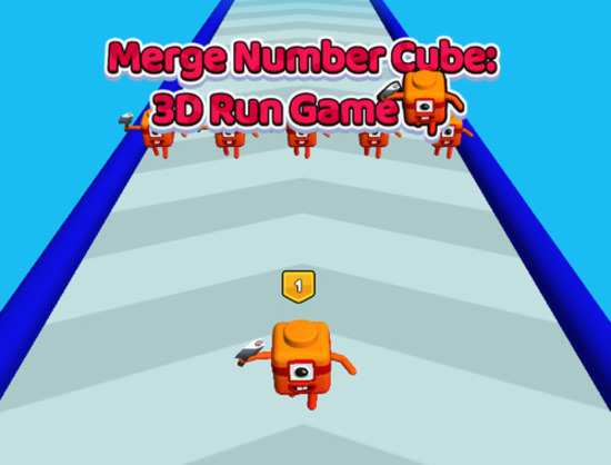 Гра Номер MERGE CUBE 3D Run Game  онлайн
