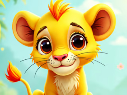 Гра Головоломка головоломки: Baby Simba  онлайн