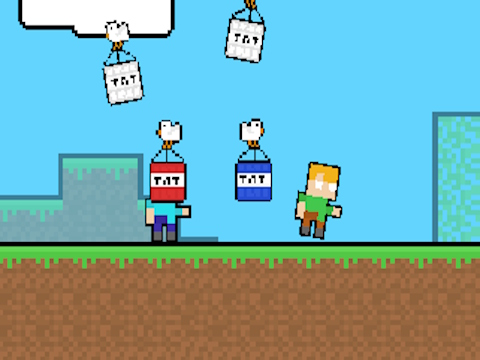 Гра Mcraft TNT 2 Player Game онлайн