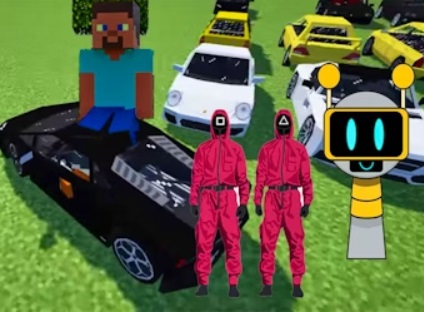 Гра Minecraft Squid Sprunki Drift Multiplayer онлайн