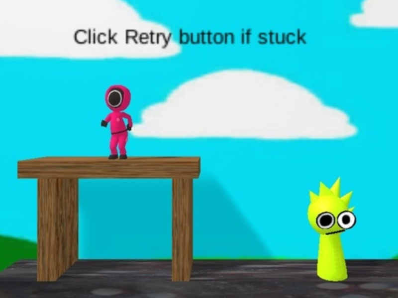 Гра Sprunki x squid game neactoribox  онлайн