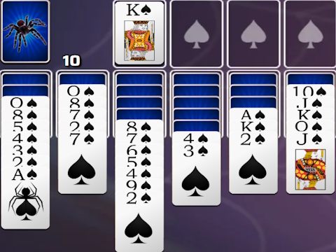 Гра Spades Spider Solitaire  онлайн
