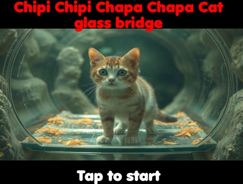 Гра Chipi Chipi Chapa Chapa Cat Glass Bridge  онлайн