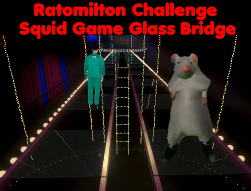 Гра Rato Milton Challenge Squid Game Glass Bridge  онлайн