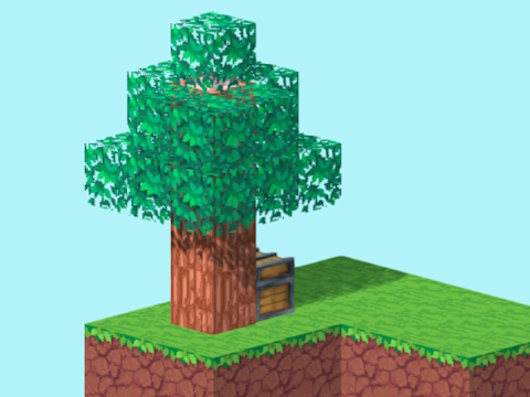Гра SkyBlock 3D: Виживання  онлайн