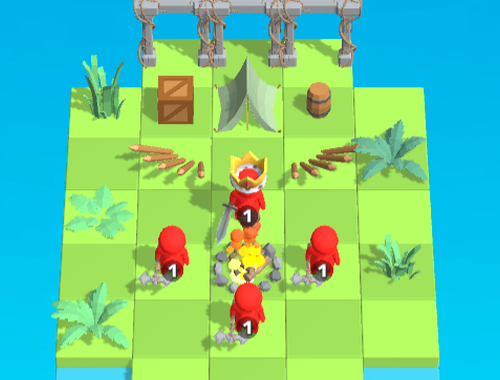 Гра Клітинна битва Castle Wars  онлайн