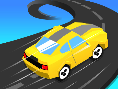 Гра Merge Racer Stunts Car  онлайн