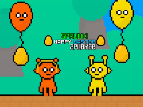 Гра Sprunki Happy Easter 2Player  онлайн