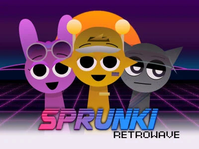 Гра Sprunki retrowave  онлайн