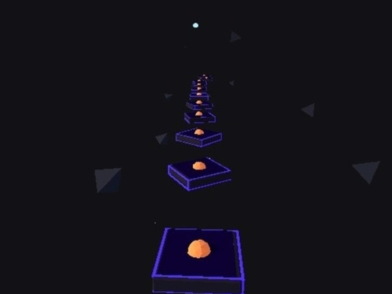 Гра Музика плиток Hop Ball Music  онлайн