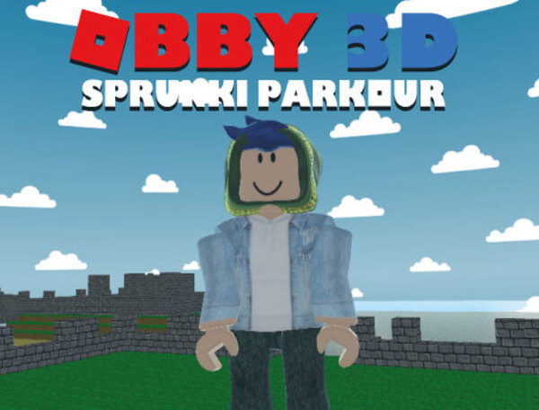 Гра Obby 3D Sprunki Parkour  онлайн