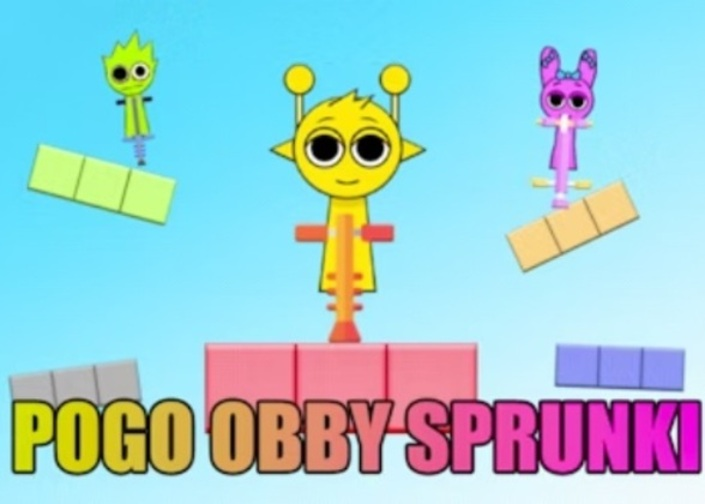 Гра Pogo obby sprunki  онлайн