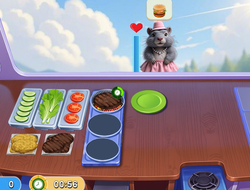 Гра Marmot Diner Dash  онлайн
