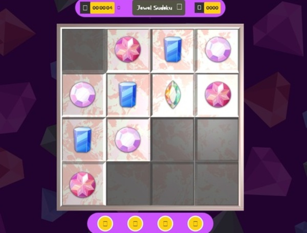 Гра 3D Jewel Sudoku  онлайн