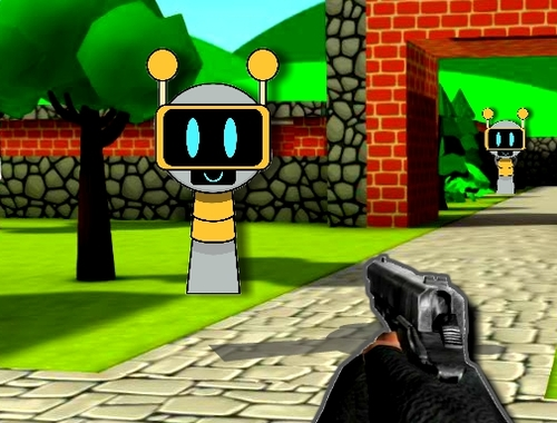 Гра Sprunki 3D -шутер  онлайн