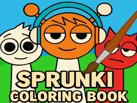 Гра Книга розмальовки Sprunki  онлайн