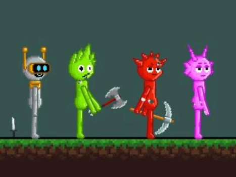 Гра Sprunki Sandbox: режим ігрового майданчика Ragdoll  онлайн