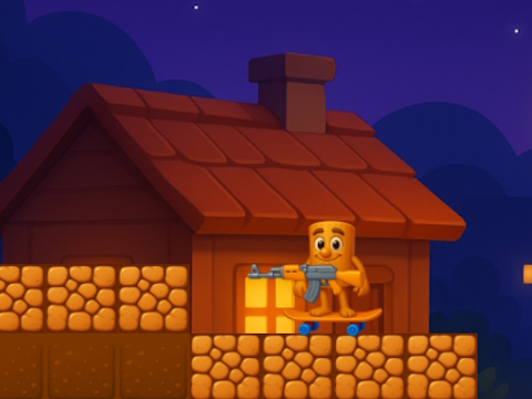 Гра Gun Mytung Tung Sahur 2 Player  онлайн